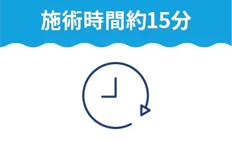 施術時間約15分